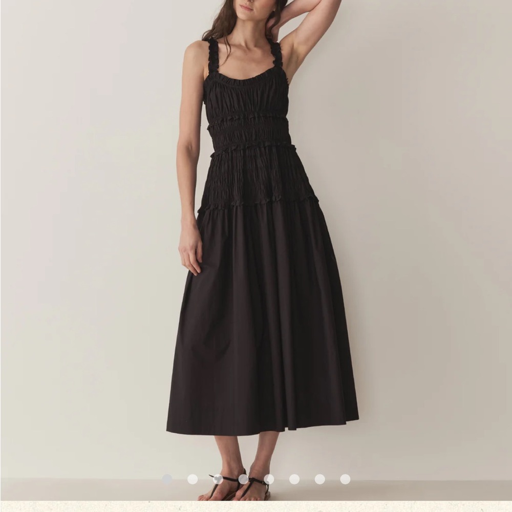 Doen Black Midi Dress